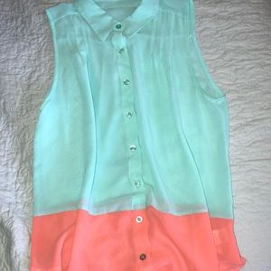 Color block top